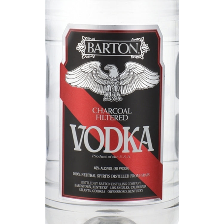 Barton Vodka 80 - 1.75L - Front Label