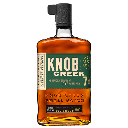 Knob Creek Straight Rye Whiskey Small Batch 7 Yr 100 - 750ML - Front