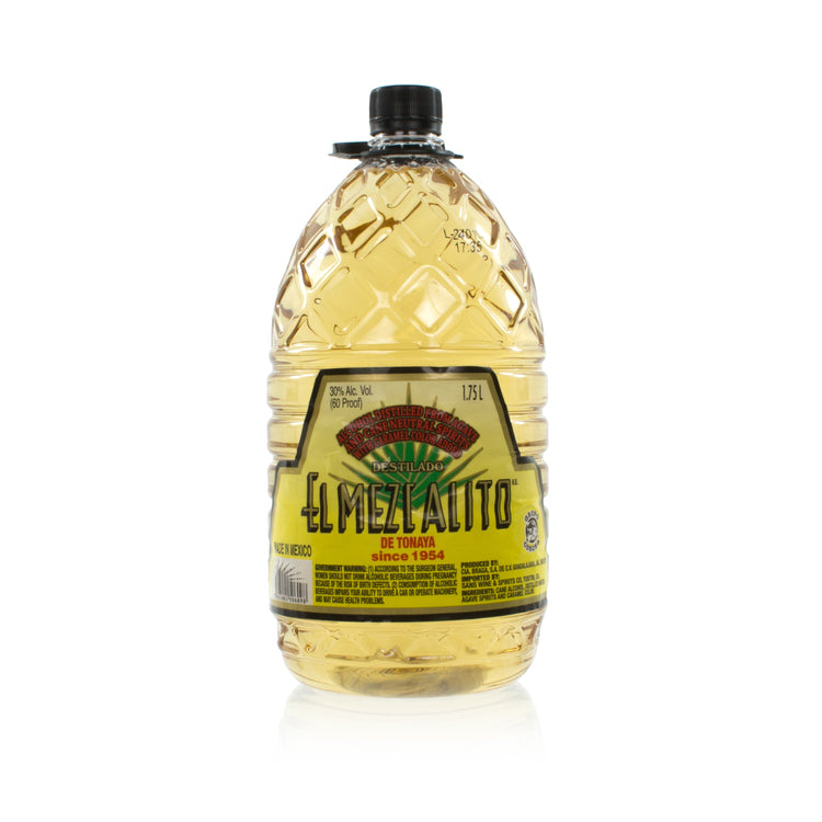 El Mezcalito Agave & Cane Neutral Spirits Gold 60 - 1.75L - Front