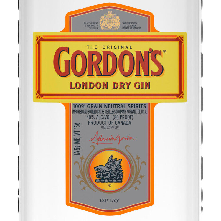 Gordon's London Dry Gin 80 - 750ML - Front Label