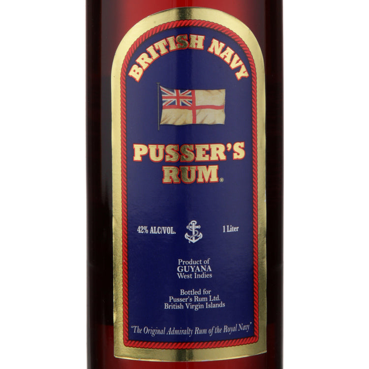 Pusser's Aged Rum British Navy 84 - 1.0L - Front Label