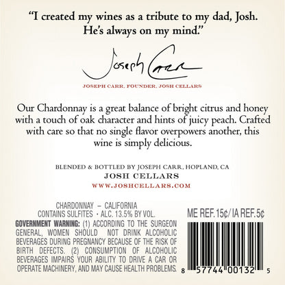 Josh Cellars Chardonnay California - 750ML