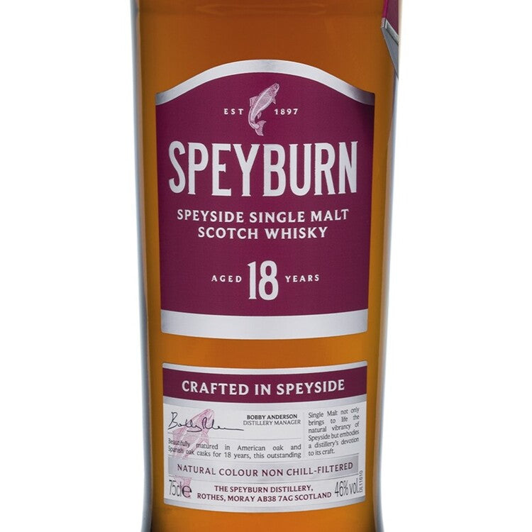 Speyburn Single Malt Scotch 18 Yr 92 - 750ML - Front Label