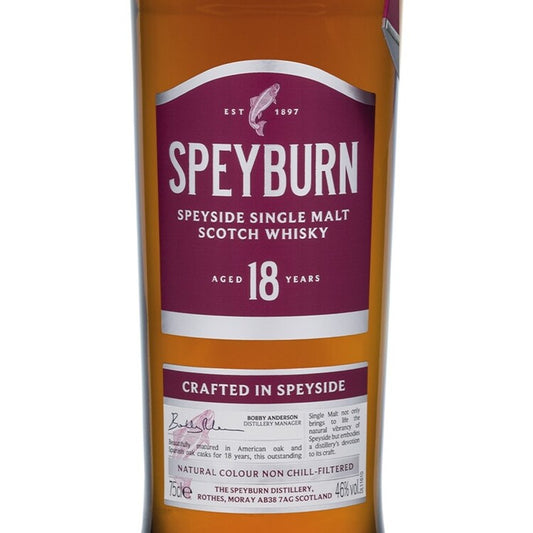 Speyburn Single Malt Scotch 18 Yr 92 - 750ML - Front Label