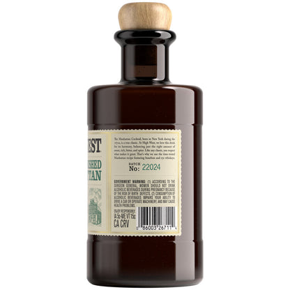 High West Manhattan Barrel Finished Whiskey Cocktail 74 - 375ML - Back