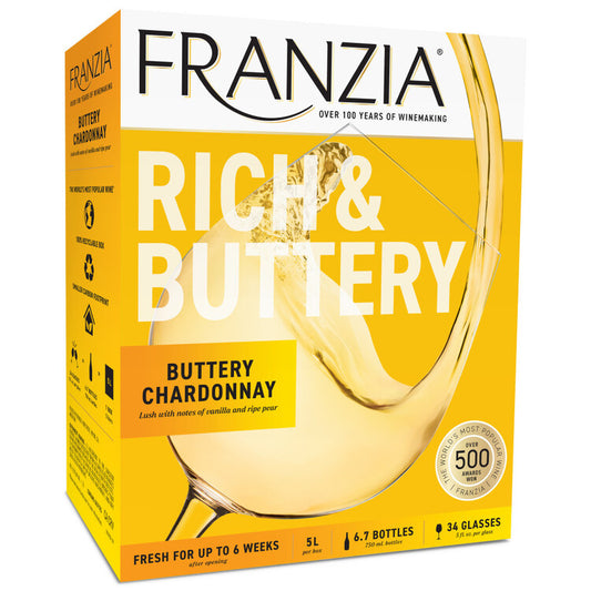 Franzia Chardonnay Bold Blends Rich & Buttery International - 5.0L