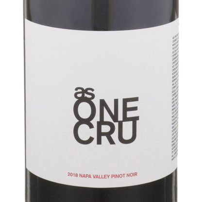As One Cru Pinot Noir Stanly Ranch Vineyard Napa Valley 2019 - 750ML