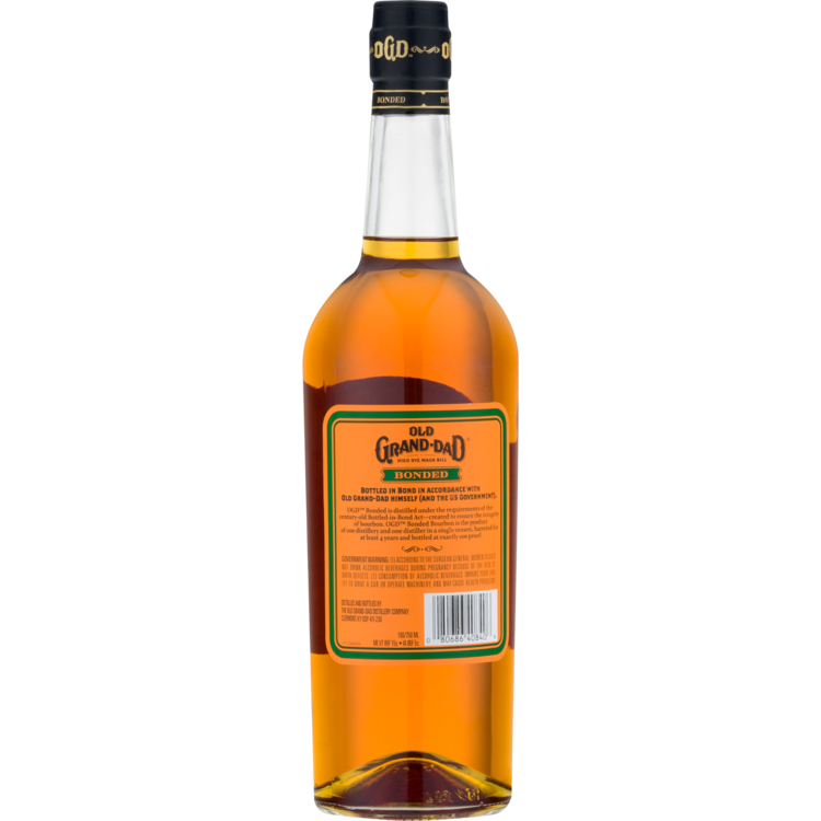 Old Grand-Dad Straight Bourbon Bottled In Bond 100 - 750ML - Back