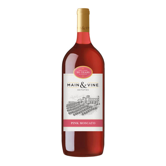 Beringer Main & Vine Pink Moscato California - 1.5L - Front
