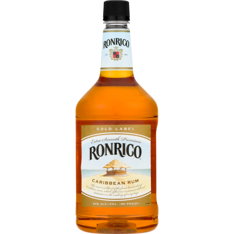 Ronrico Gold Rum Gold Label 80 - 1.75L - Front