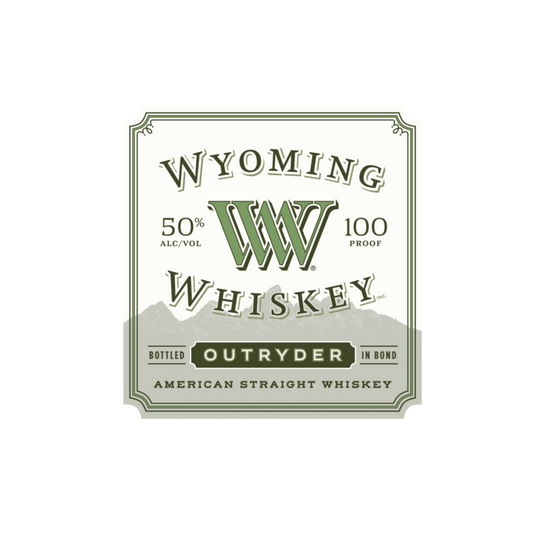 Wyoming Whiskey Straight Whiskey Outryder Bottled In Bond 100 - 750ML - Front Label