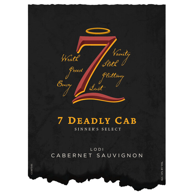 Seven Deadly Cabernet Sauvignon Lodi - 750ML - Front Label