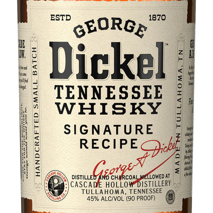 George Dickel Tennessee Whiskey Signature Recipe 90 - 750ML - Front Label