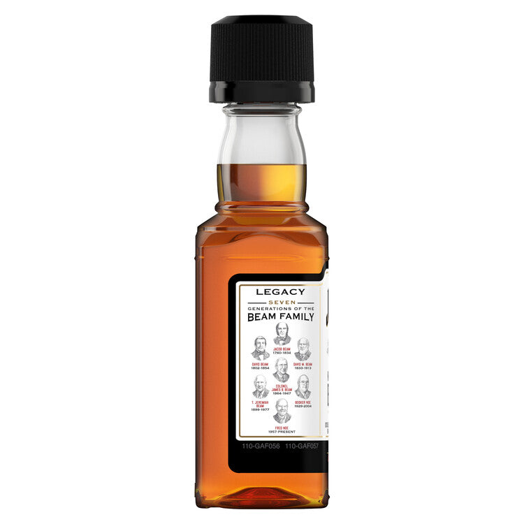 Jim Beam Straight Bourbon White Label 80 - 50ML - Back