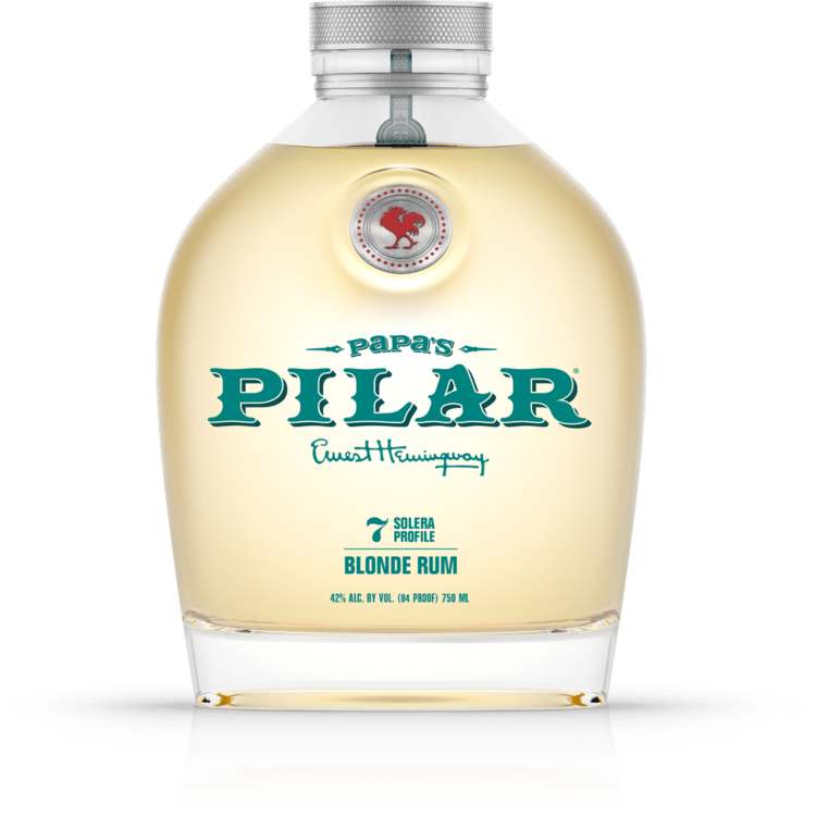 Papa's Pilar Blonde Rum 7 Solera Profile 84 - 100ML - Front