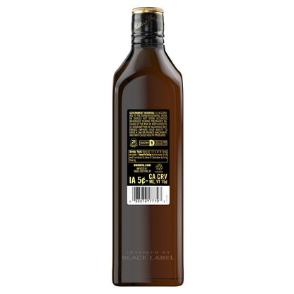 Johnnie Walker Blended Scotch Double Black 80 - 750ML - Back