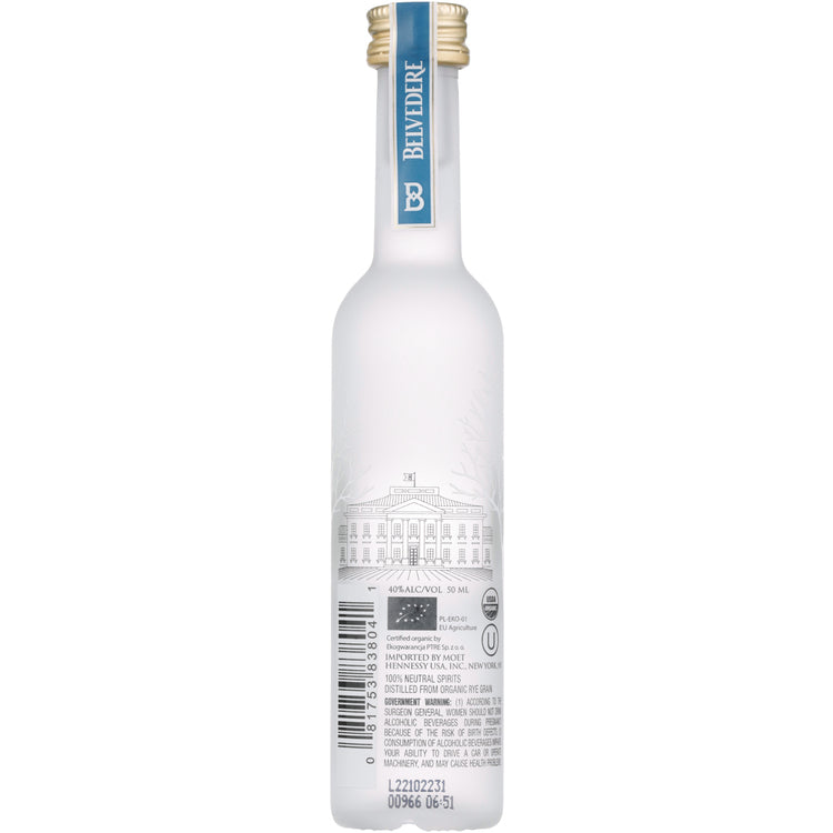 Belvedere Vodka 80 - 50ML - Back