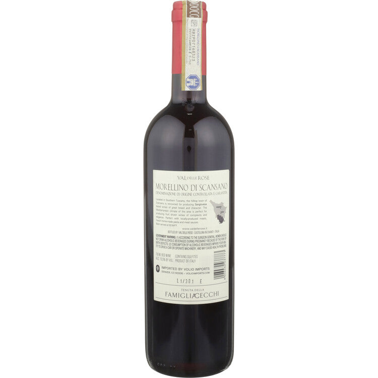 Val Delle Rose Morellino Di Scansano Rosamante 2022 - 750ML - Back