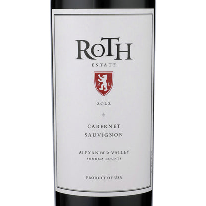 Roth Estate Cabernet Sauvignon Alexander Valley 2022 - 750ML