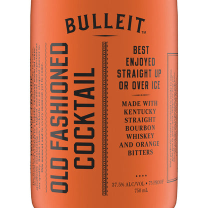Bulleit Old Fashioned Cocktail 75 - 750ML - Front Label