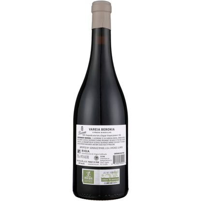 Beronia Rioja Vareia Beronia Vinedo Singular 2019 - 750ML