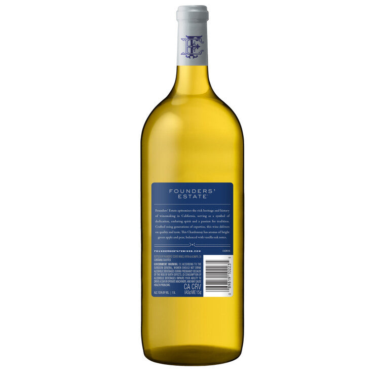 Beringer Founders' Estate Chardonnay California - 1.5L - Back