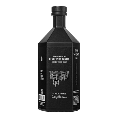True Story Straight Bourbon Finished In White Moscatel Casks 90 - 750ML - Back