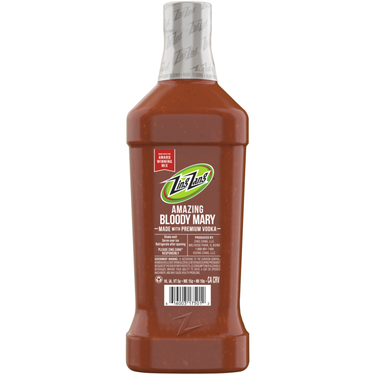 Zing Zang Ready To Serve Bloody Mary 18 - 1.75L - Back