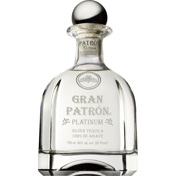 Gran Patron Tequila Platinum 80 - 750ML - Front