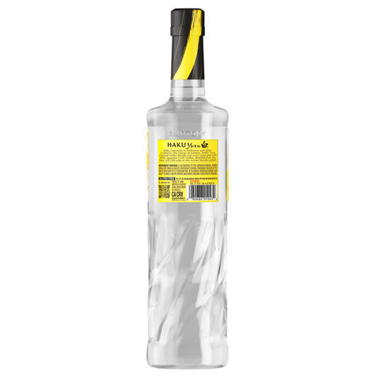 Suntory Citrus Haku Yuzu Flavored Vodka 80 - 750ML - Back