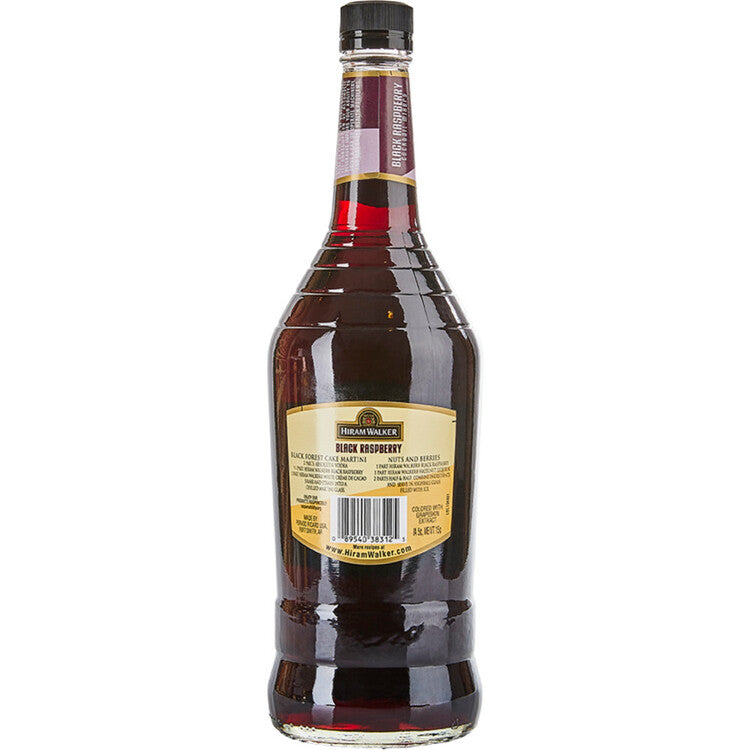 Hiram Walker Black Raspberry Liqueur 33 - 1.0L - Back