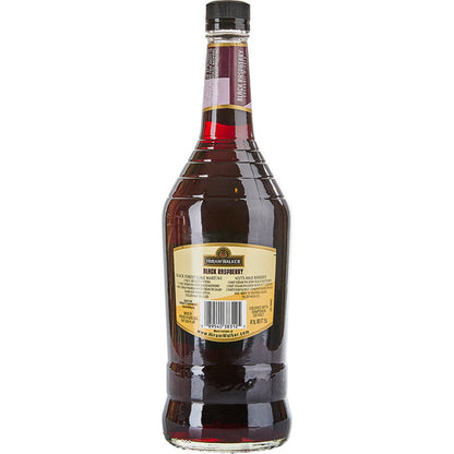 Hiram Walker Black Raspberry Liqueur 33 - 1.0L - Back