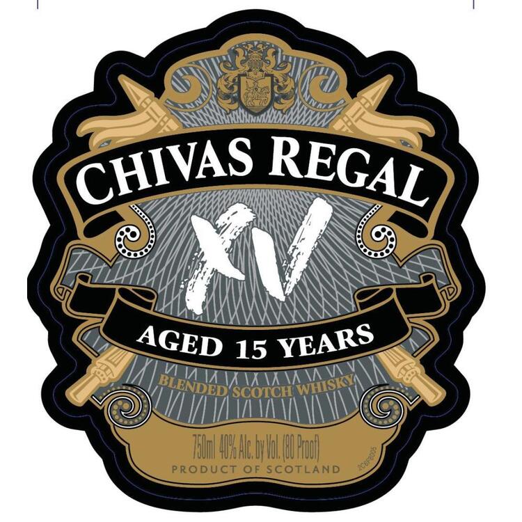 Chivas Regal Blended Scotch Xv 15 Yr 80 - 750ML - Front Label