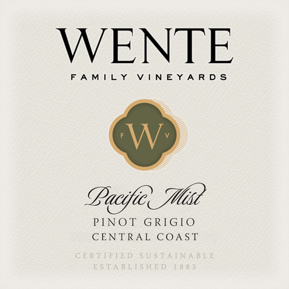 Wente Vineyards Pinot Grigio Pacific Mist Central Coast - 750ML