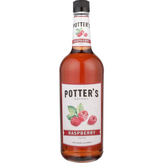 Potter's Black Raspberry Liqueur 33 - 1.0L - Front