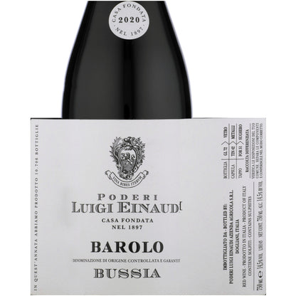 Poderi Luigi Einaudi Barolo Bussia 2020 - 750ML