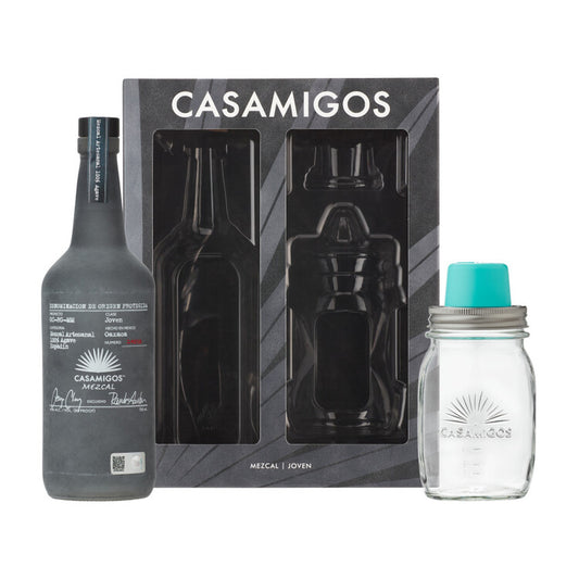Casamigos Mezcal Joven 80 W/ Mason Jar Juicer - 750ML - Front