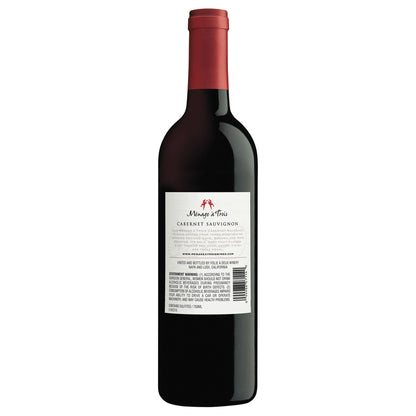 Menage A Trois Cabernet Sauvignon North Coast - 750ML - Back