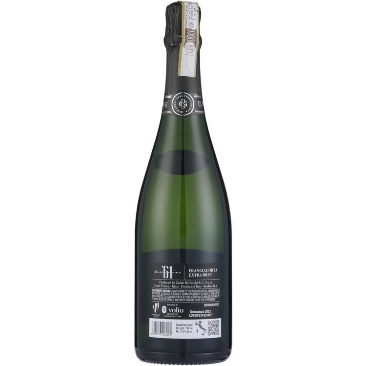 Berlucchi Franciacorta Extra Brut '61 - 750ML - Back