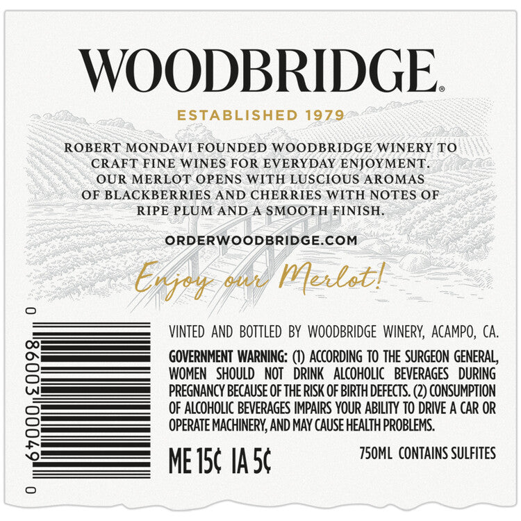 Woodbridge Merlot California - 750ML