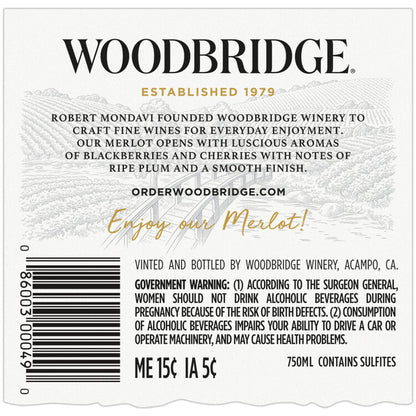 Woodbridge Merlot California - 750ML