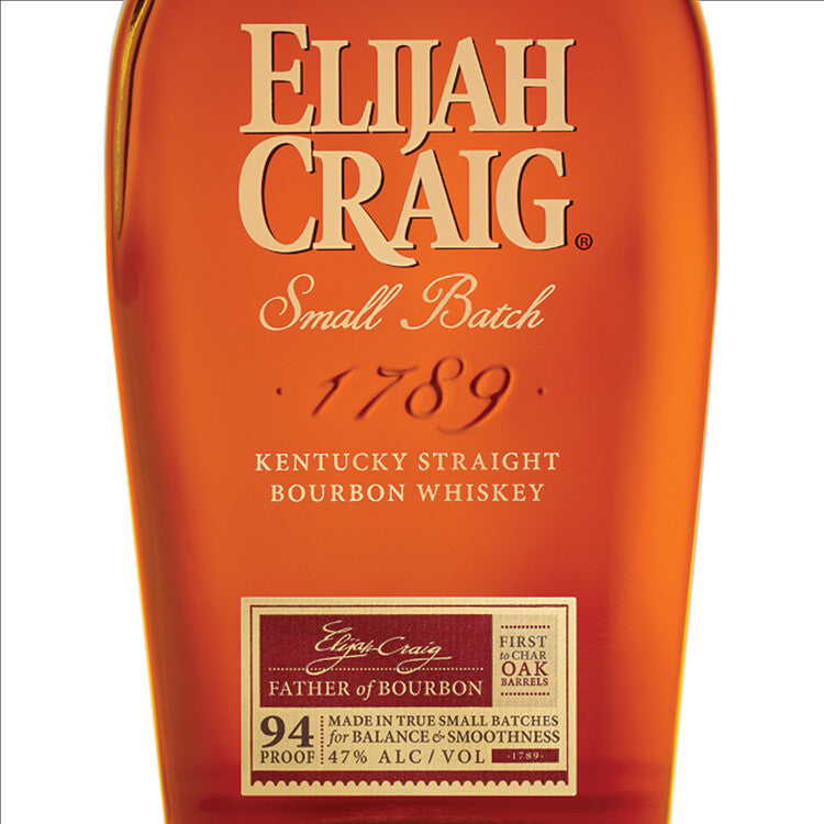 Elijah Craig Straight Bourbon Small Batch 94 - 750ML - Front Label