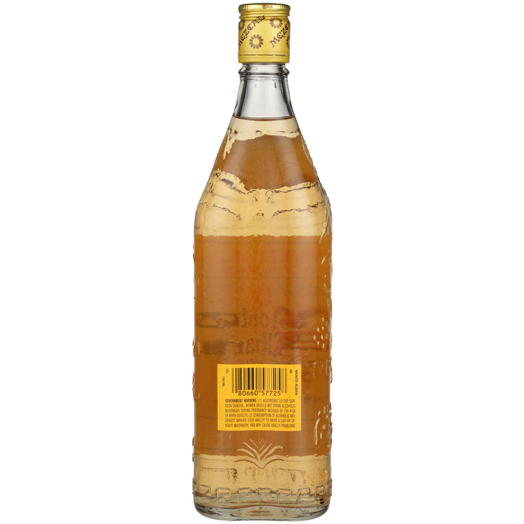 Monte Alban Mezcal Con Gusano 80 - 750ML - Back