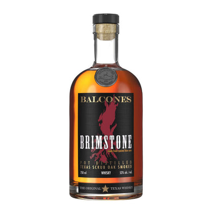 Balcones Corn Whiskey Brimstone Texas Scrub Oak Smoked Pot Distilled 1 - 750ML - Front