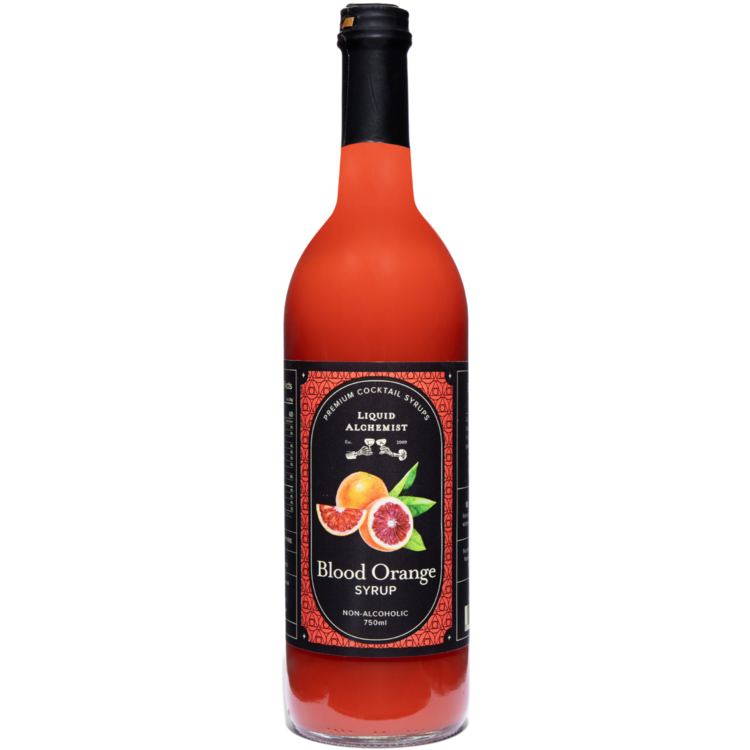Liquid Alchemist Blood Orange Syrup - 750ML - Front
