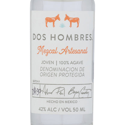 Dos Hombres Mezcal Artesanal Joven Espadin 84 - 50ML