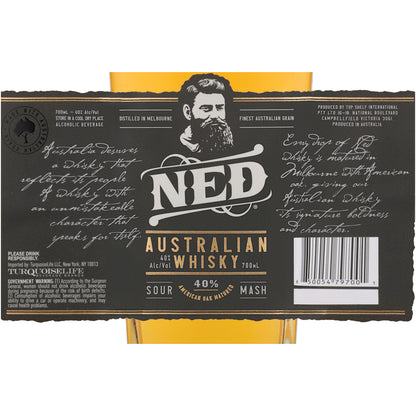 Ned Australian Whiskey Sour Mash 80 - 700ML - Front Label