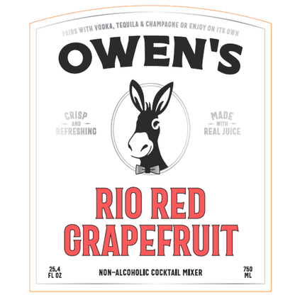 Owen'S Craft Mixers Rio Red Grapefruit - 750ML