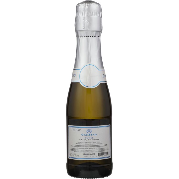 Gambino Cuvee Extra Dry Italy - 187ML - Back