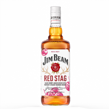 Jim Beam Red Stag Black Cherry Infused Straight Bourbon 65 - 1.0L - Front